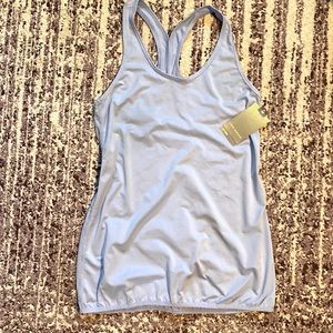 Tek Gear racer back tank top NWT elastic bottom hem